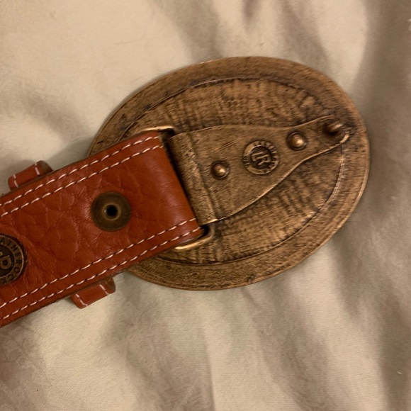 Authentic brand new rare 
100% leather belt with stone M-L . Never been worn main image 6